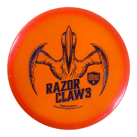 Discmania Razor Claw 3 - Tactic | Meta | Orange/Blue 171-172g (Eagle McMahon) Disc Golf