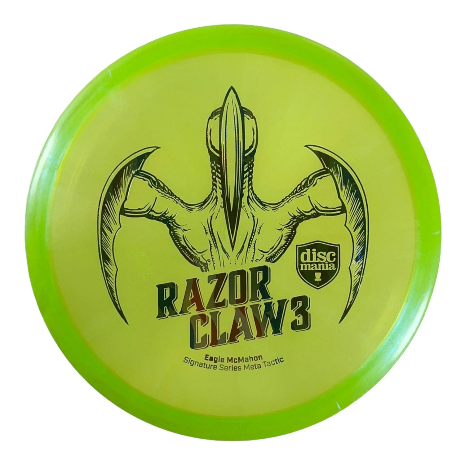 Discmania Razor Claw 3 - Tactic | Meta | Green/USA 171g (Eagle McMahon) Disc Golf