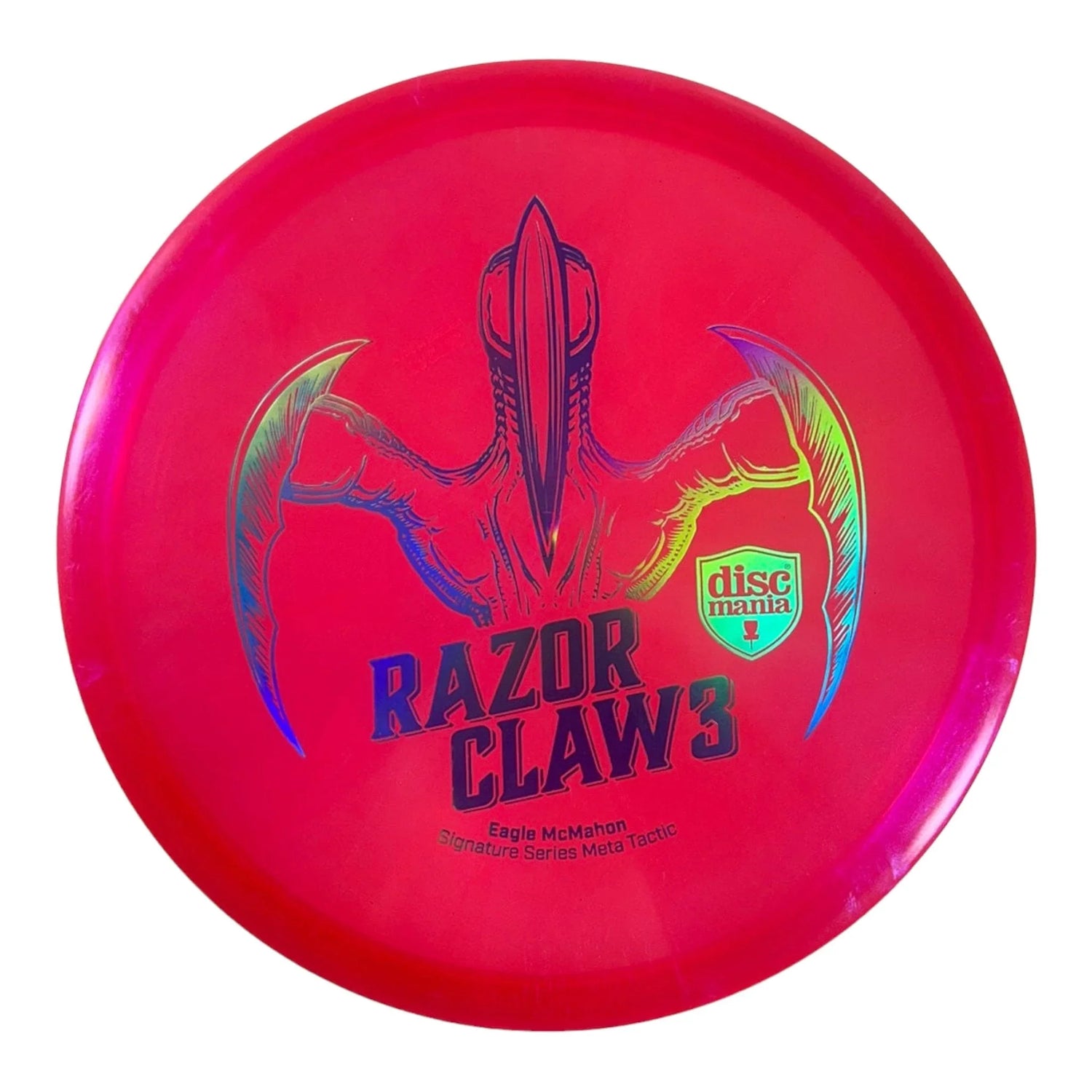 Discmania Razor Claw 3 - Tactic | Meta | Pink/Blue 170 - 172g (Eagle McMahon) Disc Golf