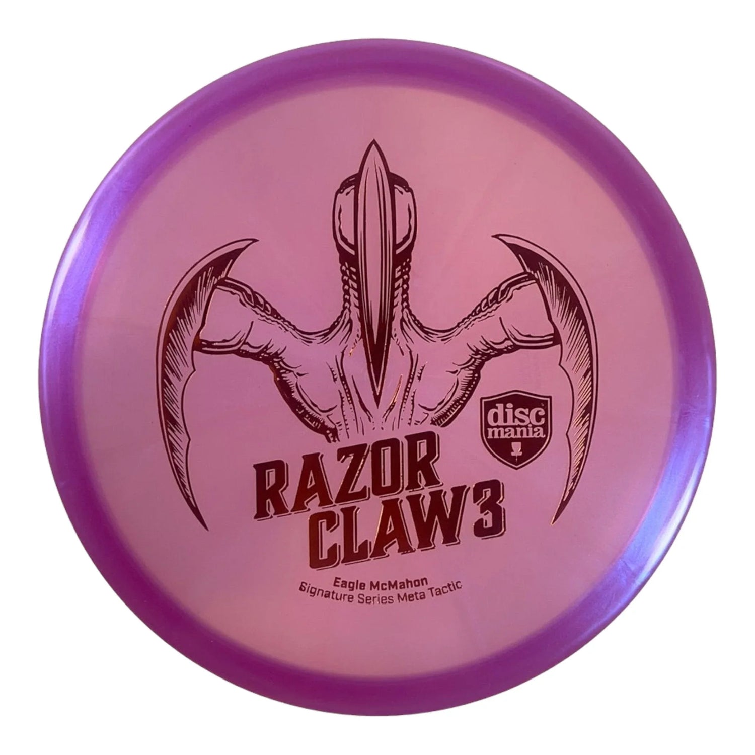 Discmania Razor Claw 3 - Tactic | Meta | Purple/Bronze 172g (Eagle McMahon) Disc Golf