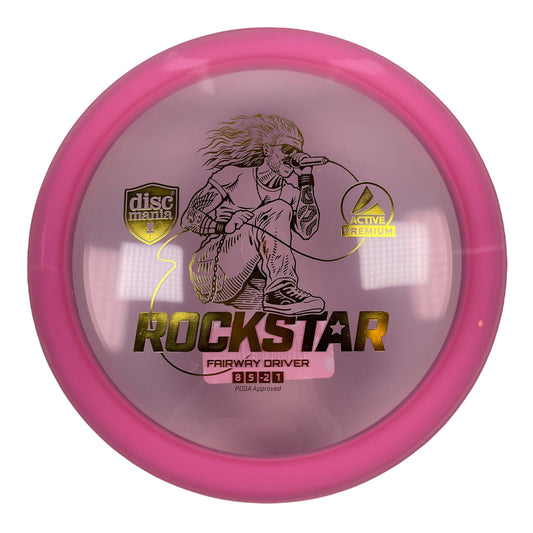 Discmania Rockstar | Active Premium | Pink/Silver 171-174g Disc Golf