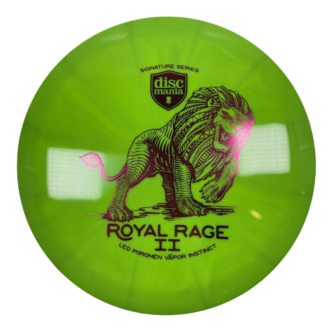 Discmania Royal Rage 2 - Instinct | Lux Vapor | Green/Pink 173 - 174g (Leo Piironen) Disc Golf