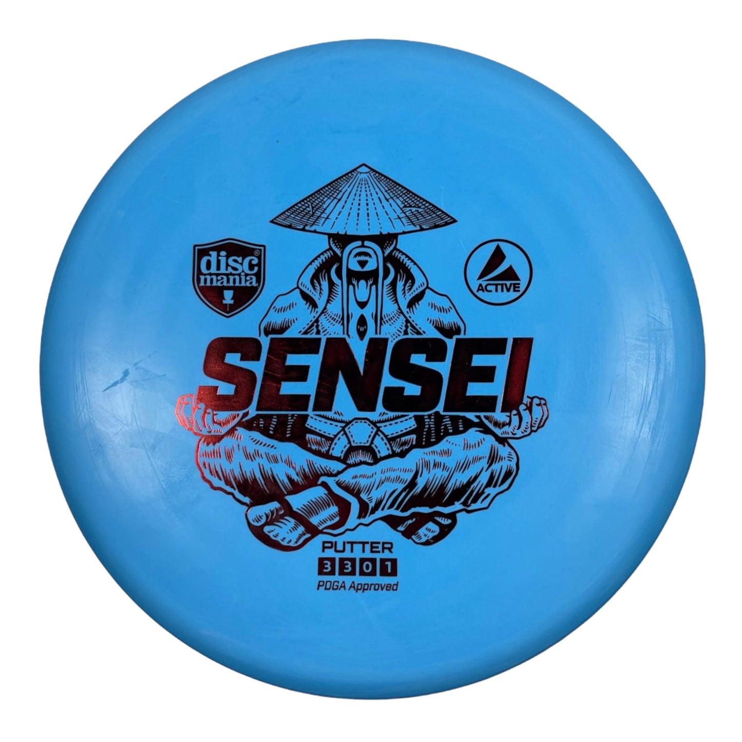 Discmania Sensei | Active | Blue/Red 165-166g Disc Golf