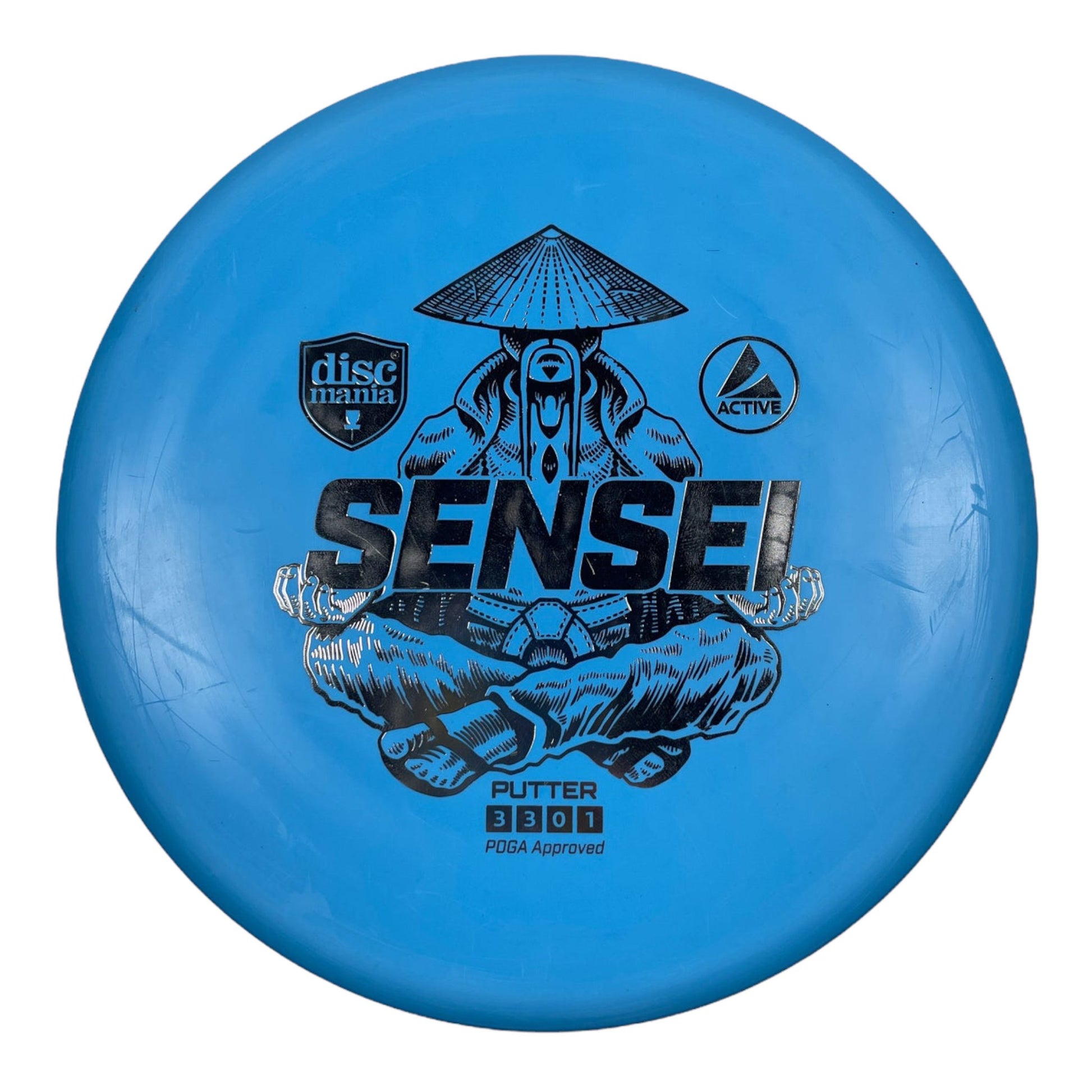 Discmania Sensei | Active | Blue/Silver 164-168g Disc Golf