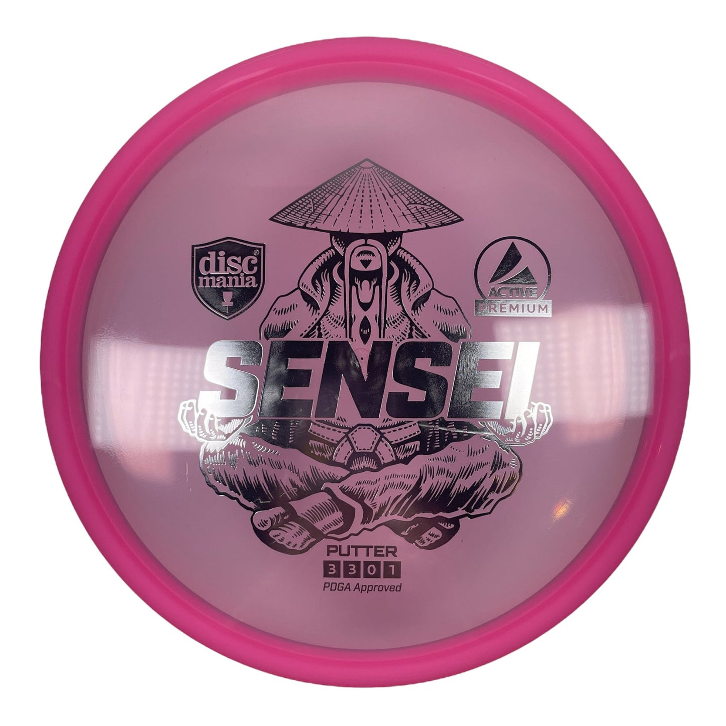 Discmania Sensei | Active Premium | Pink/Silver 173-175g Disc Golf