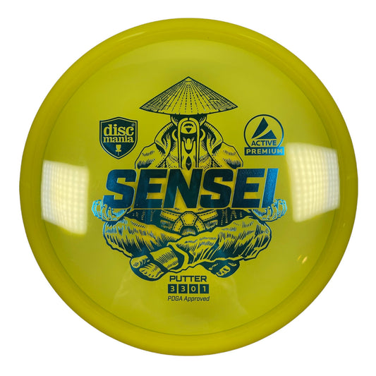 Discmania Sensei | Active Premium | Yellow/Blue 173-175g Disc Golf