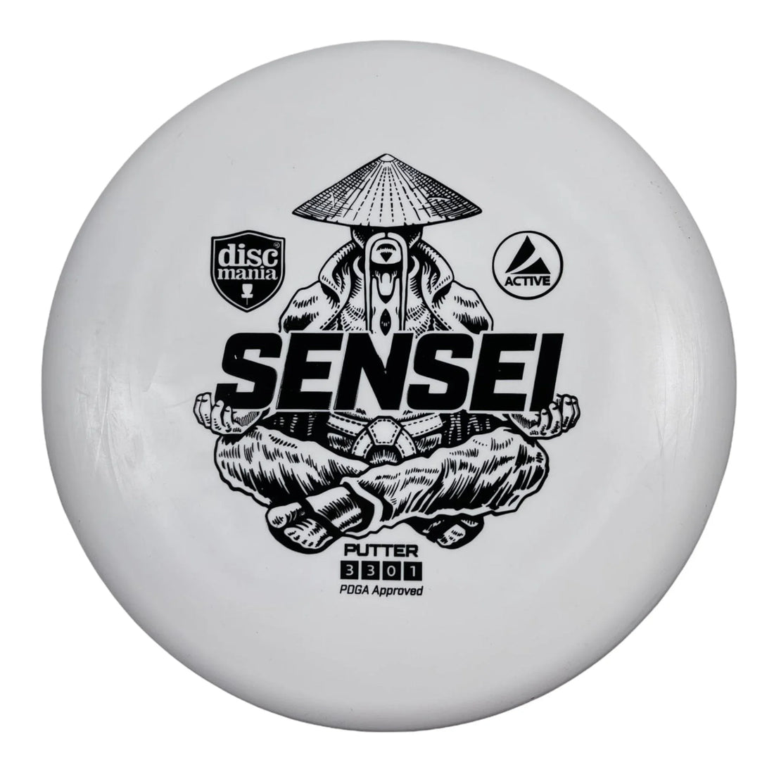 Discmania Sensei | Active | White/Black 164 - 167g Disc Golf