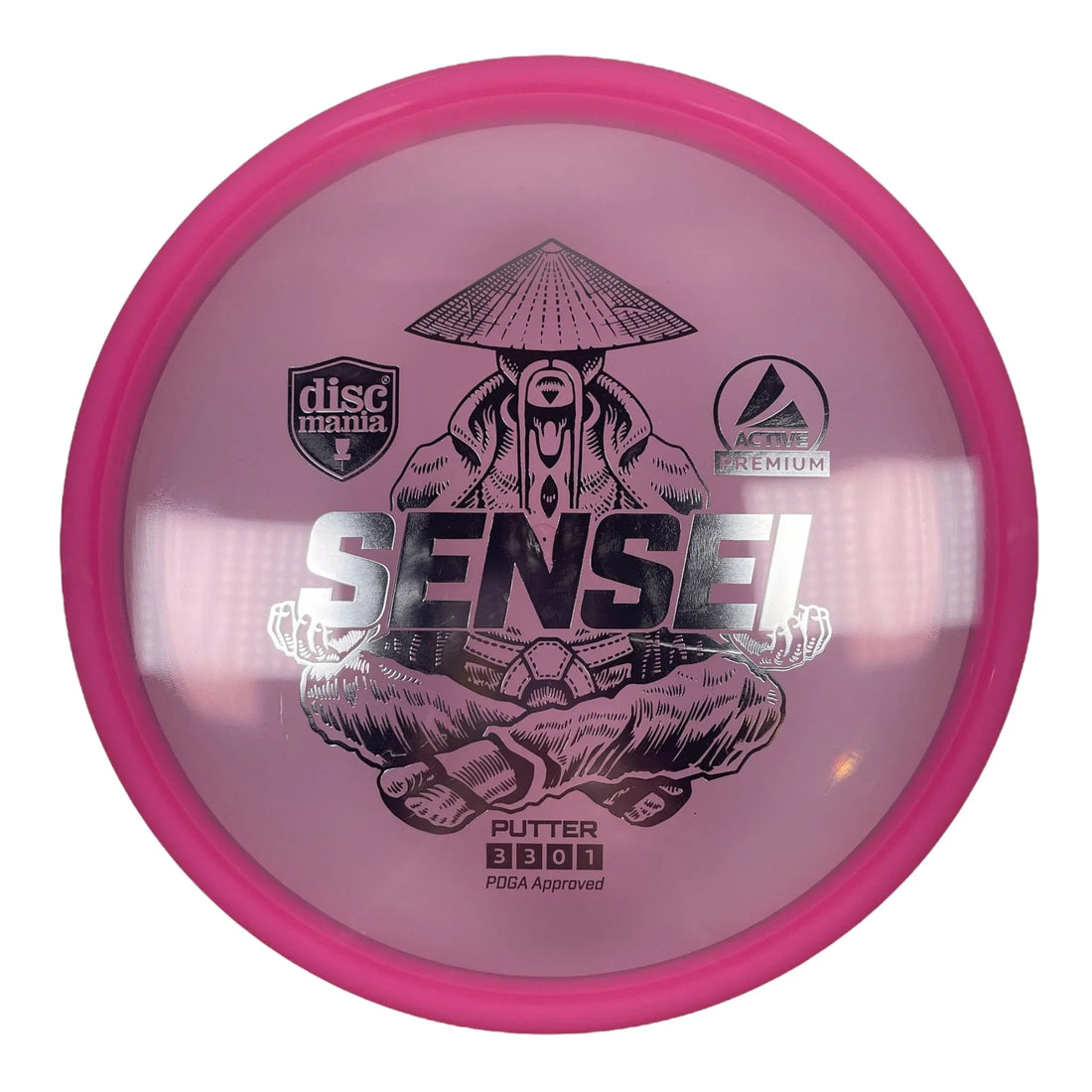 Discmania Sensei | Active Premium | Pink/Silver 173 - 175g Disc Golf