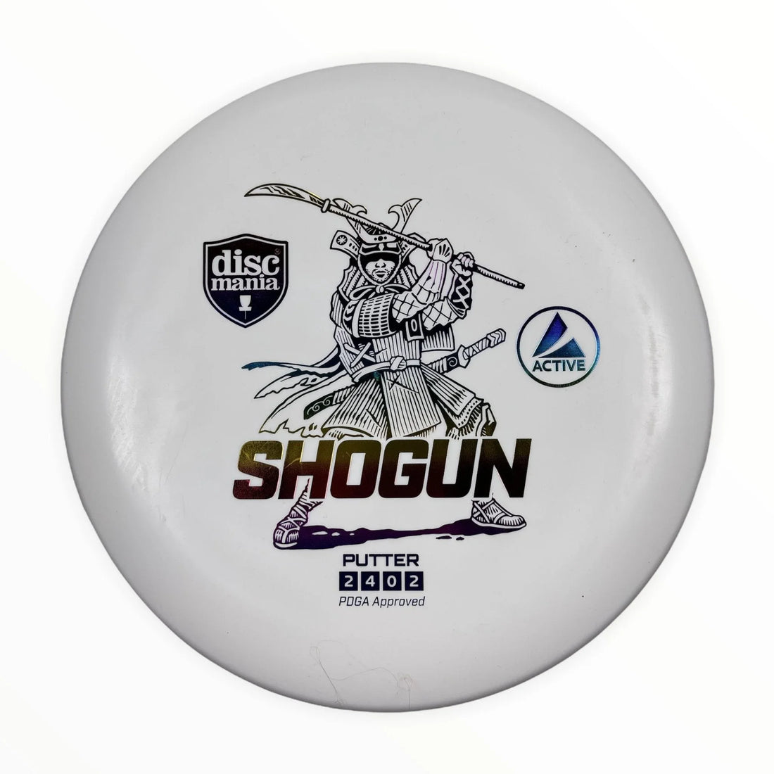 Discmania Shogun | Active | White/Rainbow 169 - 170g Disc Golf