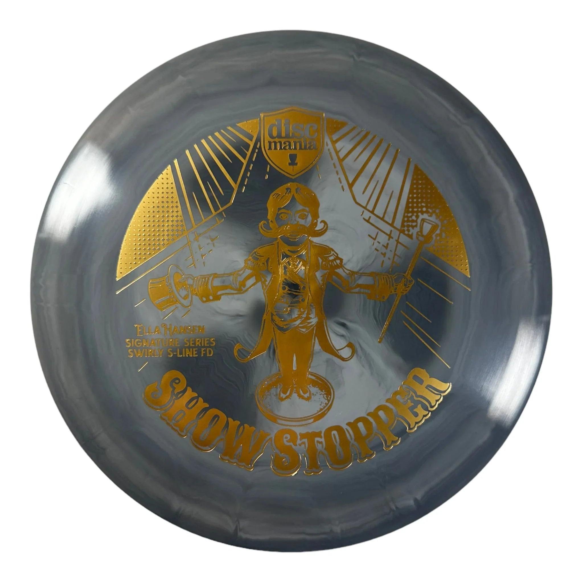 Discmania Show Stopper - FD | Swirly S - Line | Grey/Gold 174g (Ella Hansen) Disc Golf