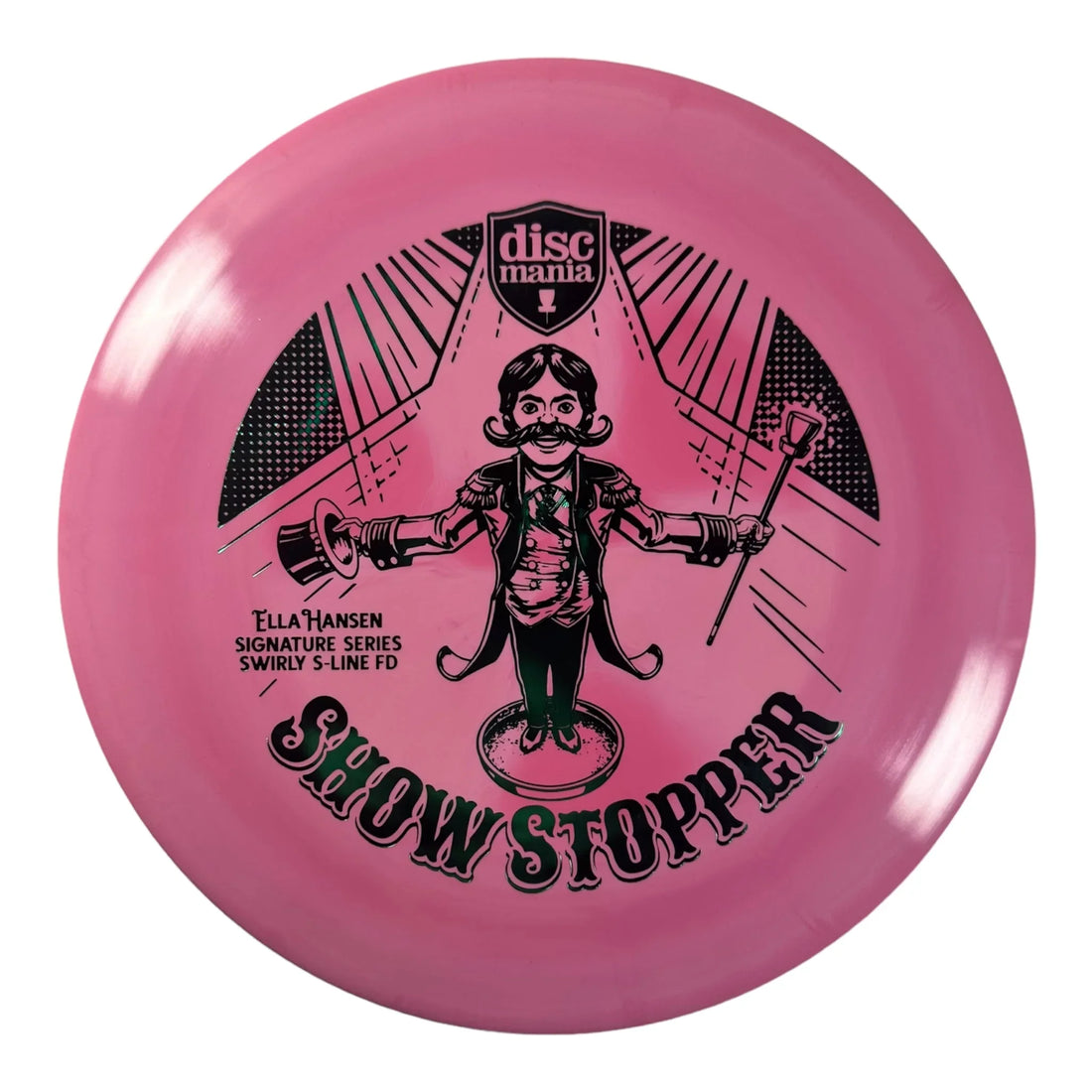 Discmania Show Stopper - FD | Swirly S - Line | Pink/Green 175g (Ella Hansen) Disc Golf