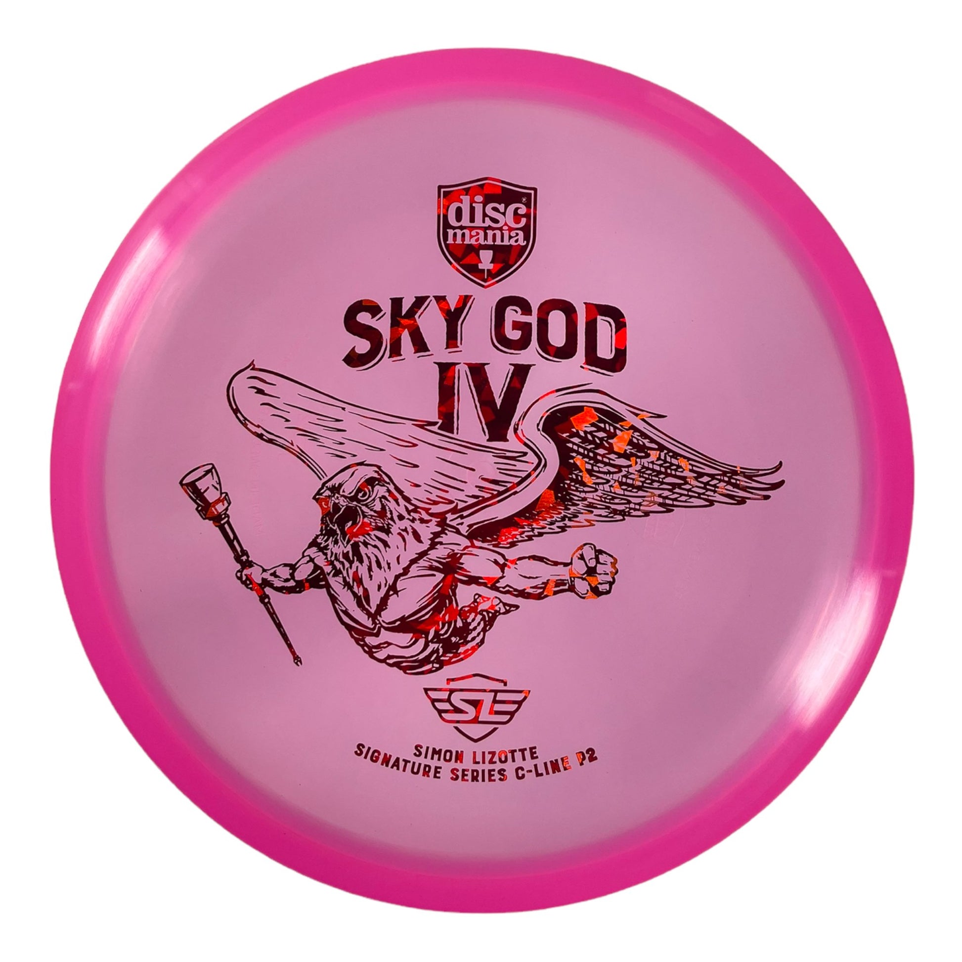 Discmania Sky God IV - P2 | C-Line | Pink/Red 175-176g (Simon Lizotte) Disc Golf
