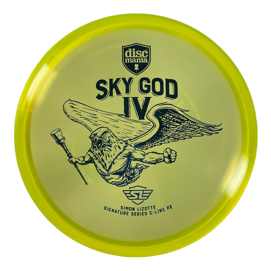 Discmania Sky God IV - P2| C-Line | Yellow/Black 173g (Simon Lizotte) Disc Golf