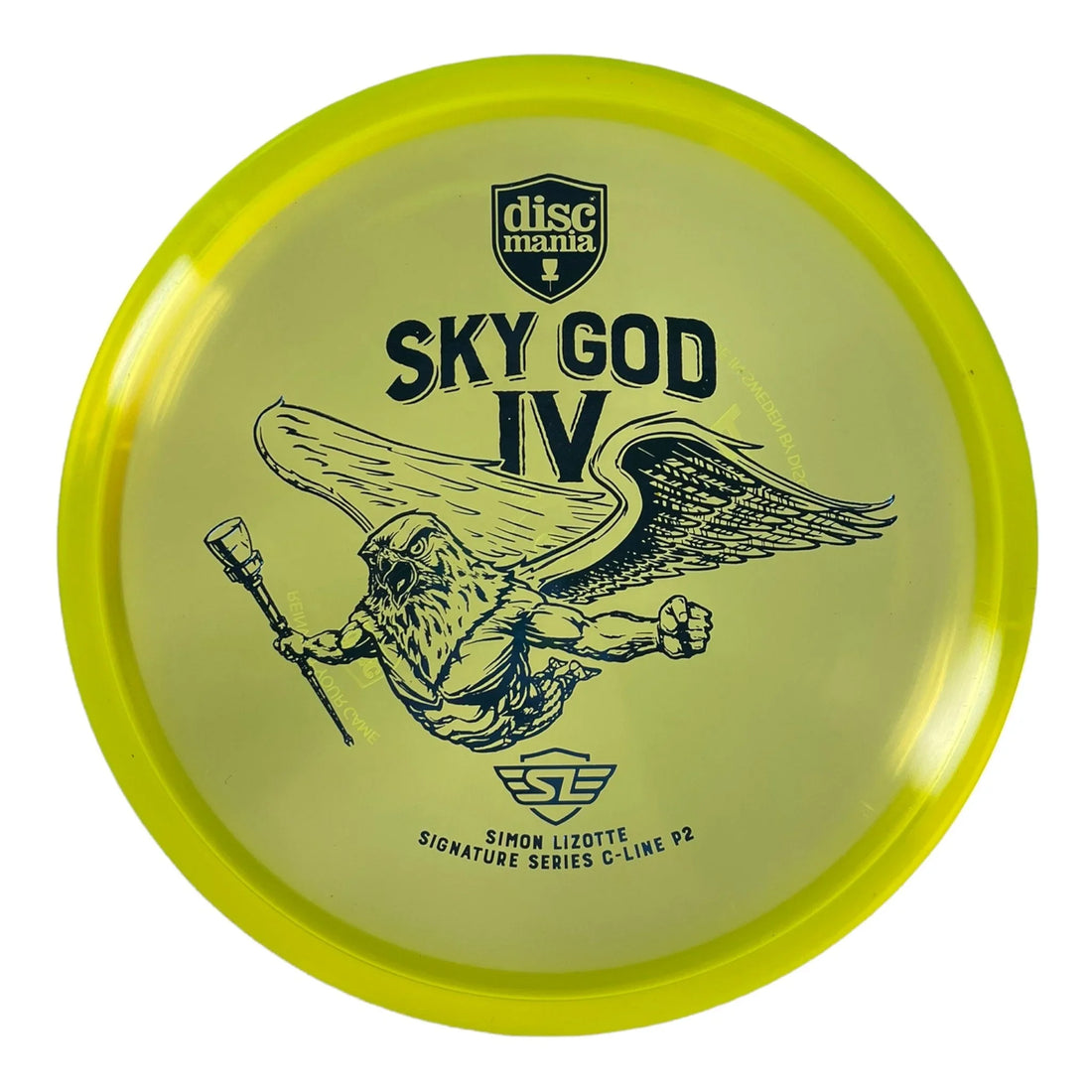 Discmania Sky God IV - P2| C - Line | Yellow/Black 173g (Simon Lizotte) Disc Golf