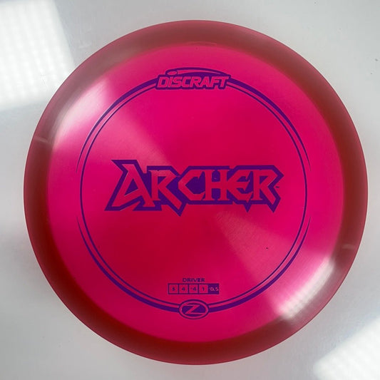 Discraft Archer | Z Line | Red/Purple 173g Disc Golf