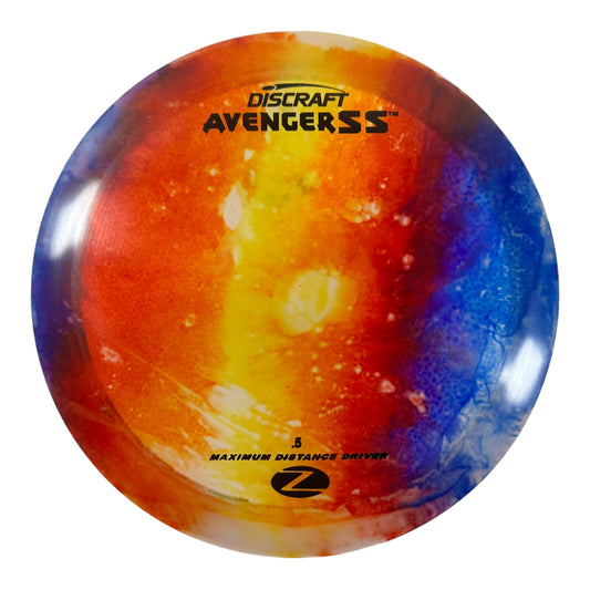 Discraft Avenger SS | Fly Dyed Z | Rainbow/Black 173g Disc Golf