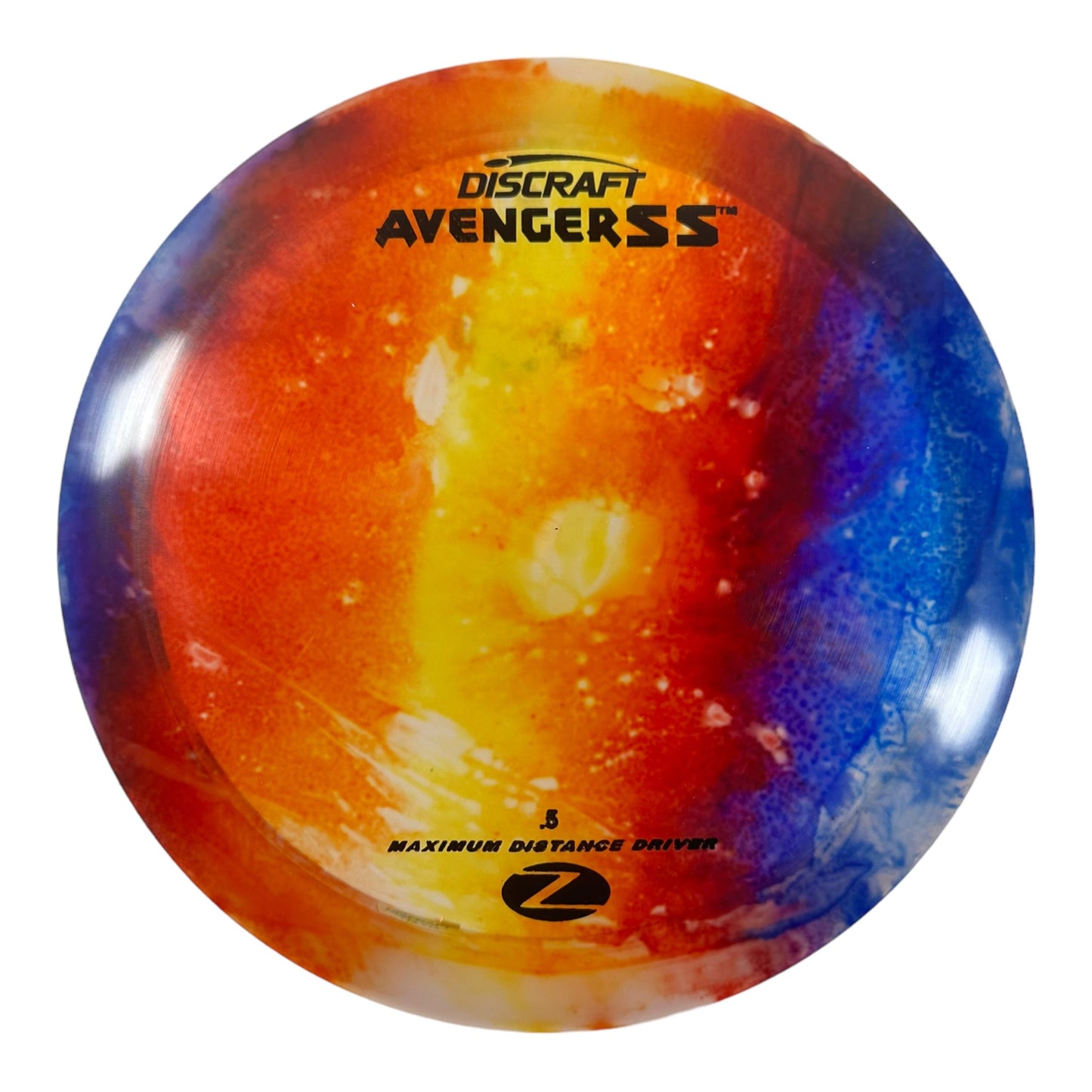 Discraft Avenger SS | Fly Dyed Z | Rainbow/Black 173g Disc Golf