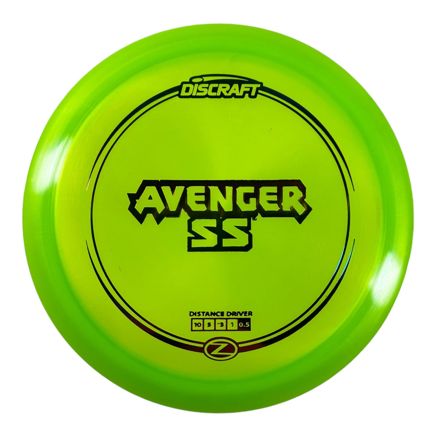 Discraft Avenger SS | Z Line | Green/Rainbow 173g Disc Golf