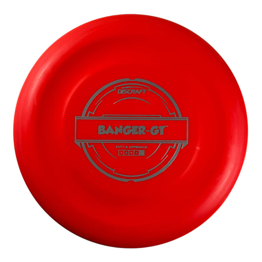 Discraft Banger-GT | Putter Line | Red/Silver 173g Disc Golf