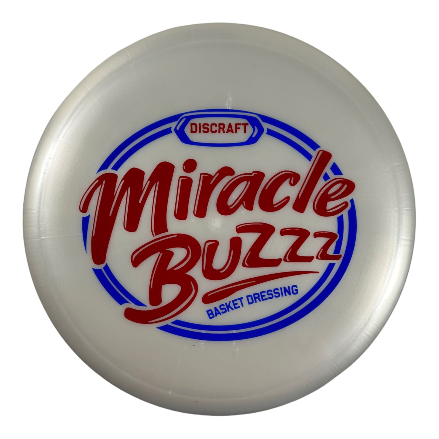 Discraft Buzzz | Big Z | White/Red/Blue 177g (Miracle Buzzz) Disc Golf