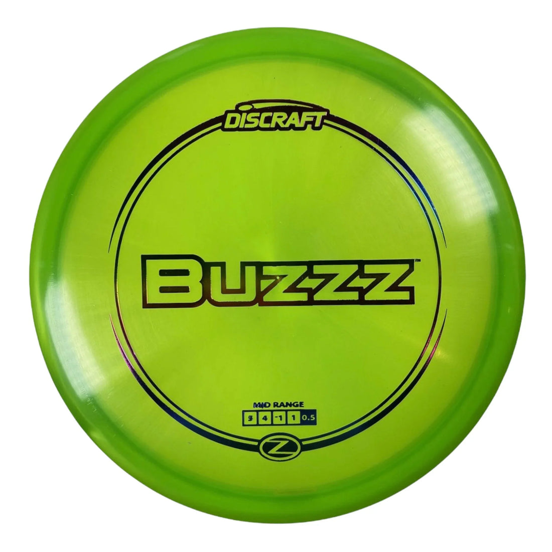 Discraft Buzzz | Z Line | Green/Rainbow 177g Disc Golf