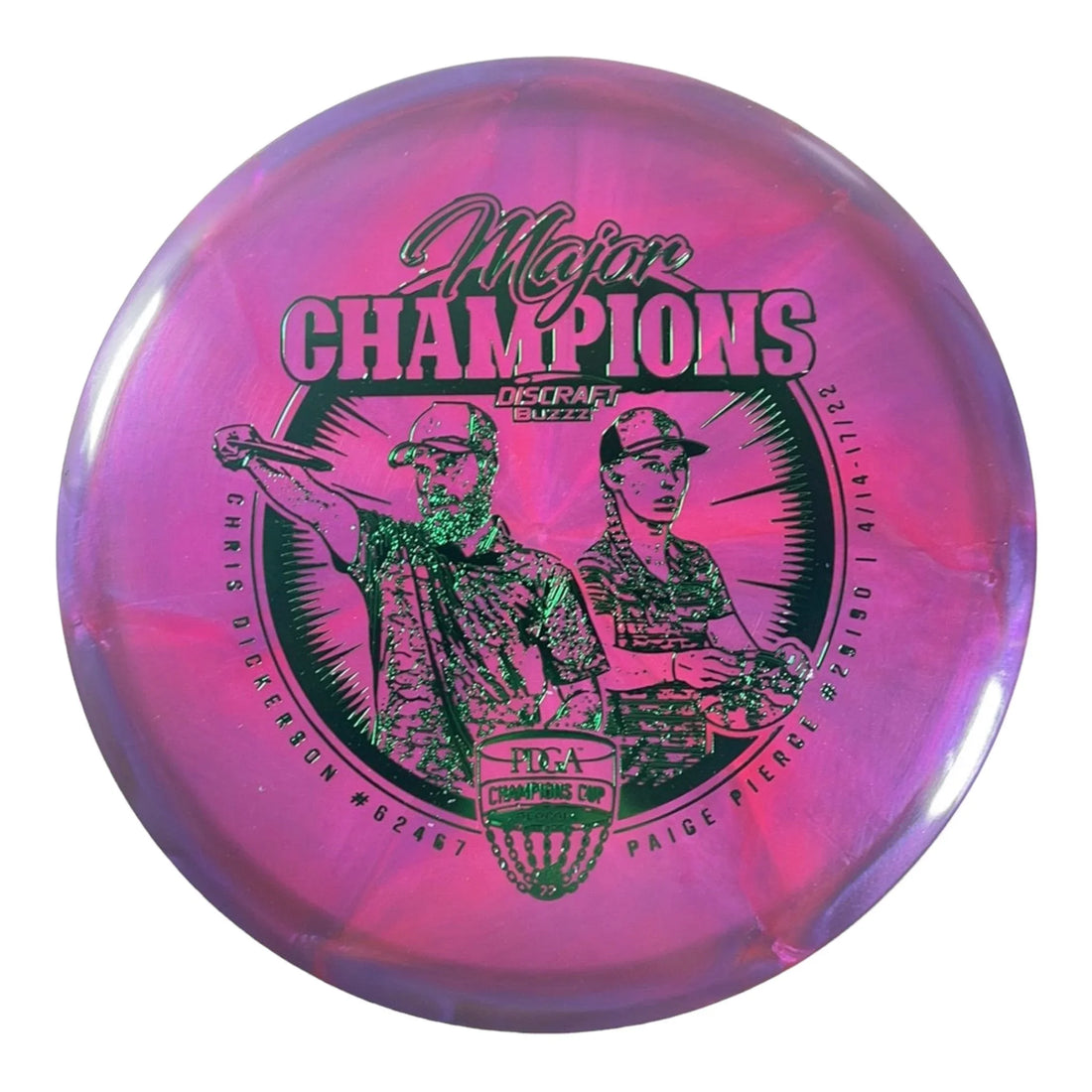 Discraft Buzzz | Z Swirl | Purple/Green 177g Disc Golf