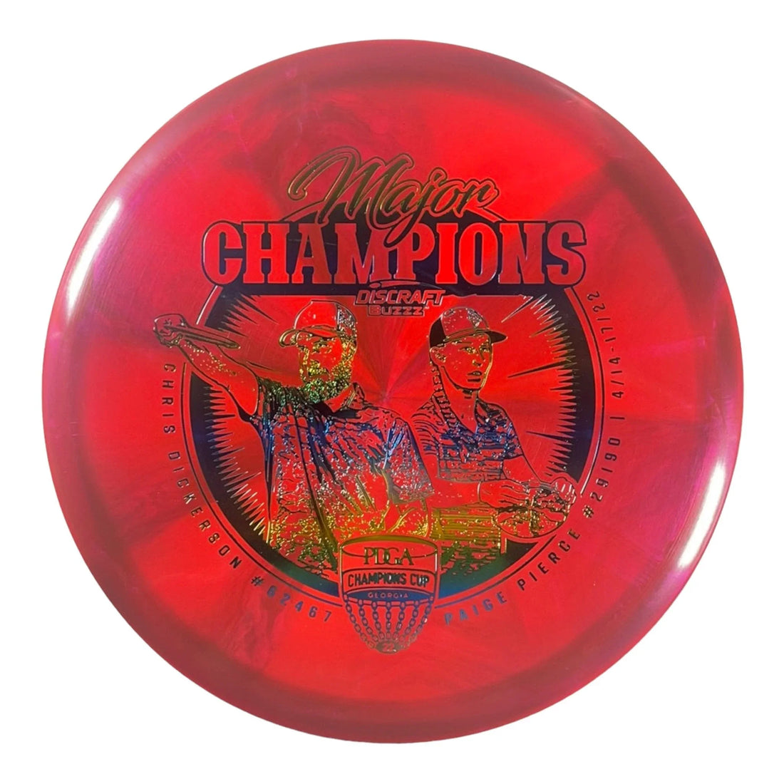 Discraft Buzzz | Z Swirl | Red/Multi 176g Disc Golf
