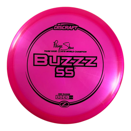 Discraft Buzzz SS | Z Line | Pink/Black 177g (Paige Shue) Disc Golf