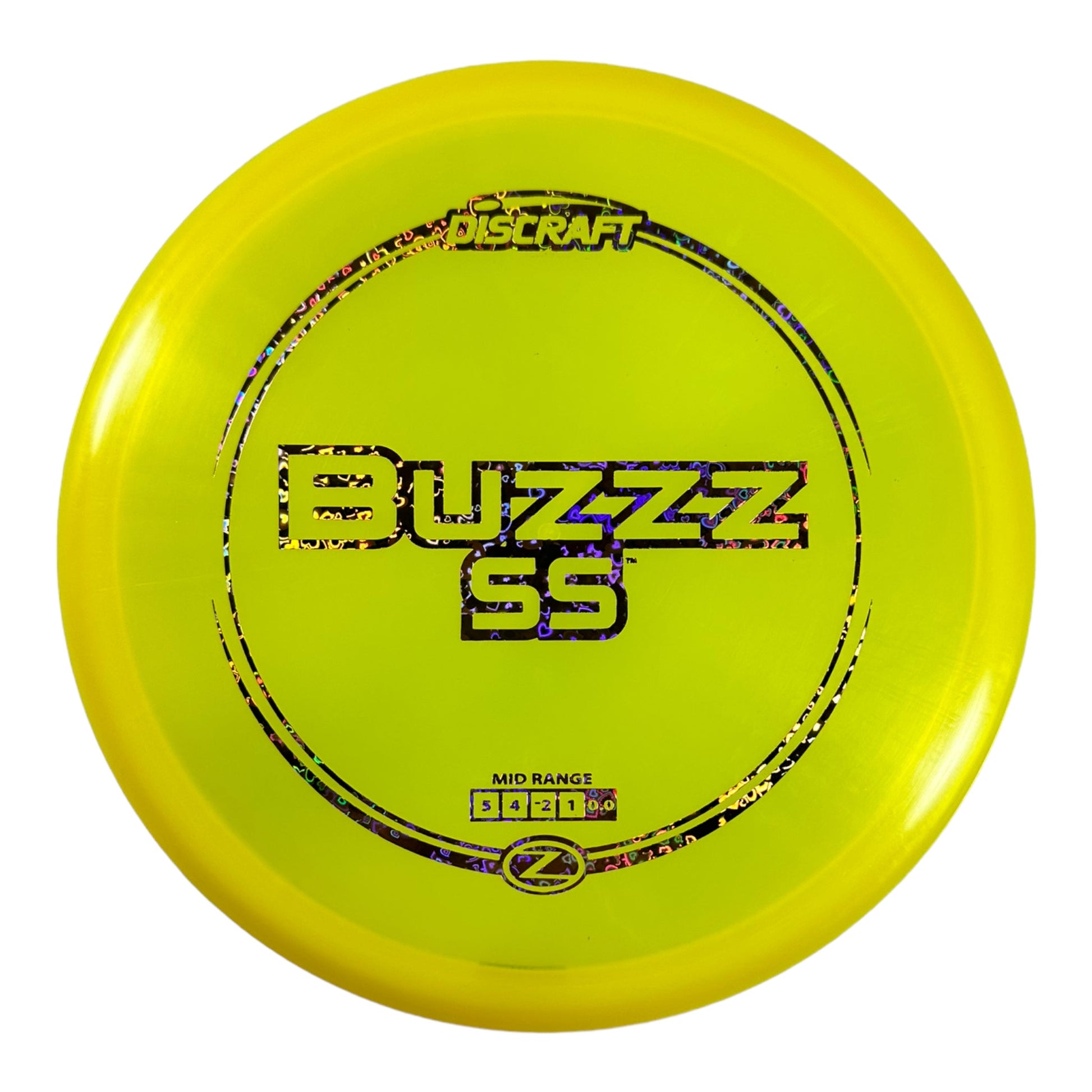Discraft Buzzz SS | Z Line | Yellow/Pink 177g Disc Golf