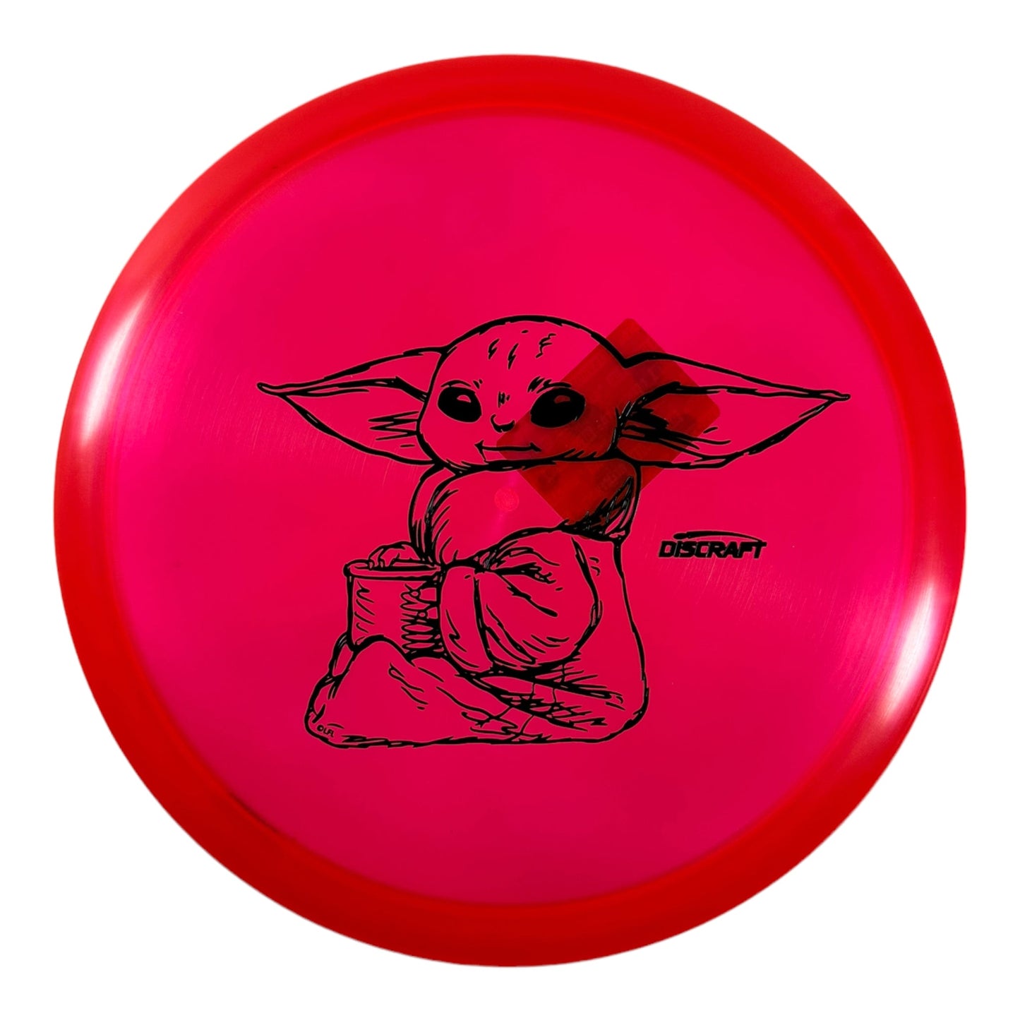 Discraft Buzzz | Z Line | Pink/Black 177g (Baby Yoda) Disc Golf