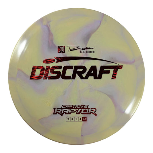 Discraft Captain's Raptor | ESP | Yellow/Red 170g (Paul Ulibarri) Disc Golf