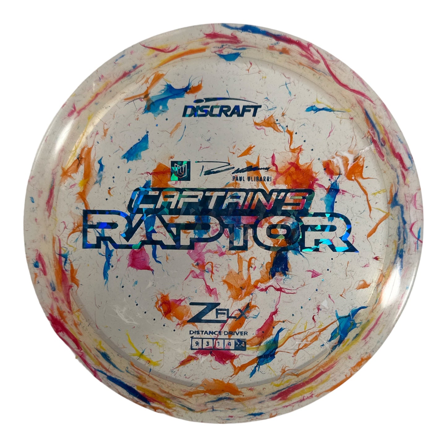 Discraft Captain's Raptor | Jawbreaker Z FLX | Orange/Blue 173g (Paul Ulibarri) Disc Golf