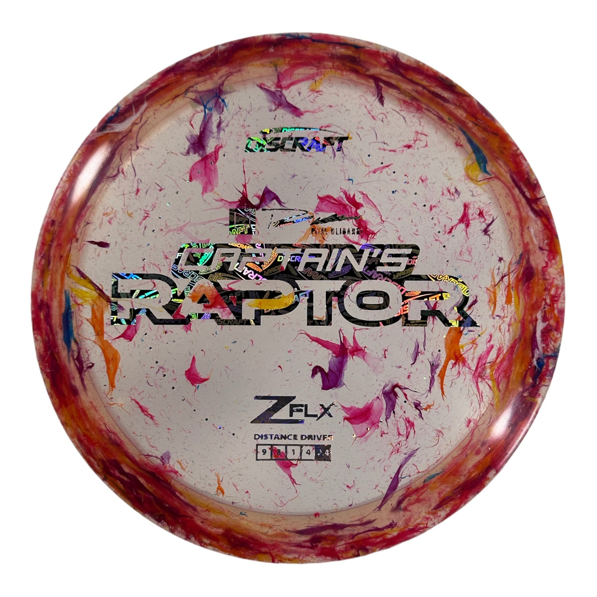 Discraft Captain's Raptor | Jawbreaker Z FLX | Pink/Holo 173g (Paul Ulibarri) Disc Golf