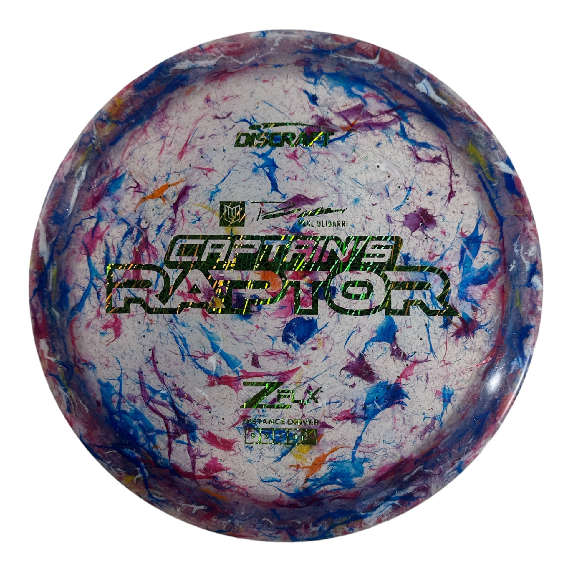 Discraft Captain's Raptor | Jawbreaker Z FLX | Purple/Green 173g (Paul Ulibarri) Disc Golf