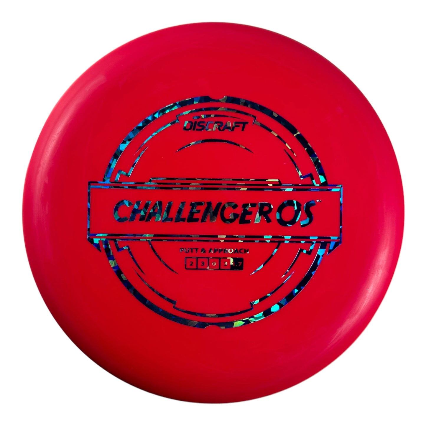 Discraft Challenger OS | Putter Line | Red/Blue 173g Disc Golf