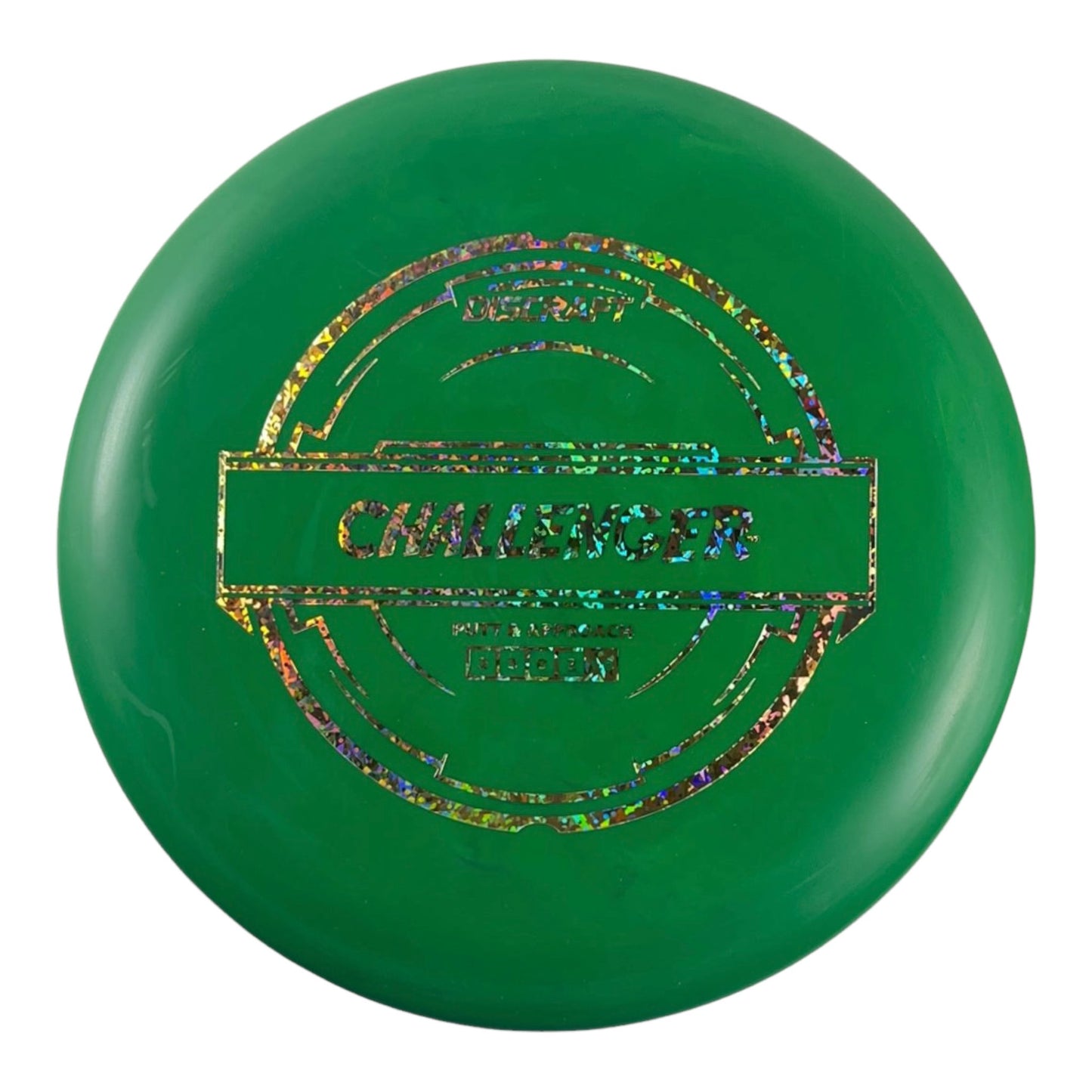 Discraft Challenger | Putter Line | Green/Gold 174g Disc Golf