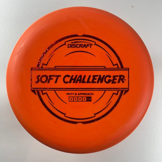 Discraft Challenger | Putter Line Soft | Orange/Red 174g Disc Golf