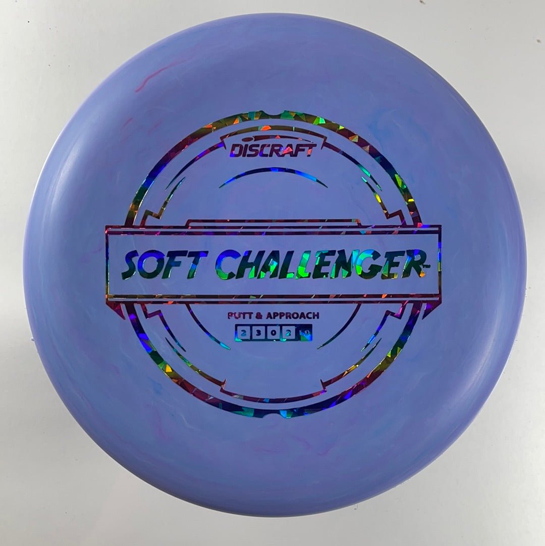 Discraft Challenger | Putter Line Soft | Purple/Rainbow 174g Disc Golf