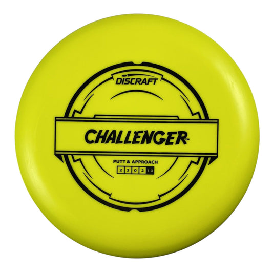 Discraft Challenger | Putter Line | Yellow/Black 173g Disc Golf