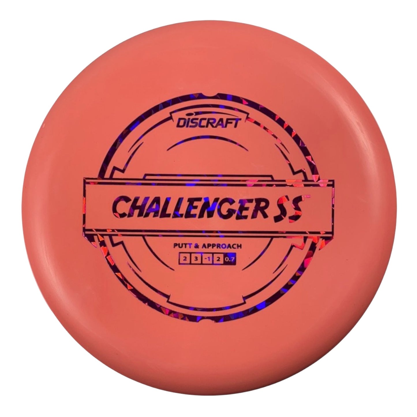Discraft Challenger SS | Putter Line | Orange/Pink 173g Disc Golf
