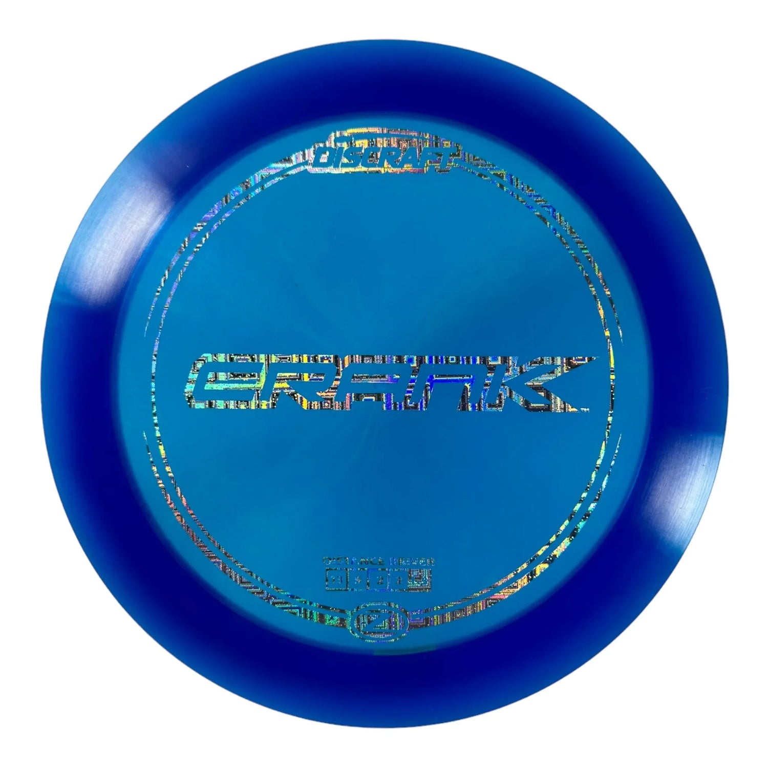 Discraft Crank | Z Line | Blue/Holo 173g Disc Golf