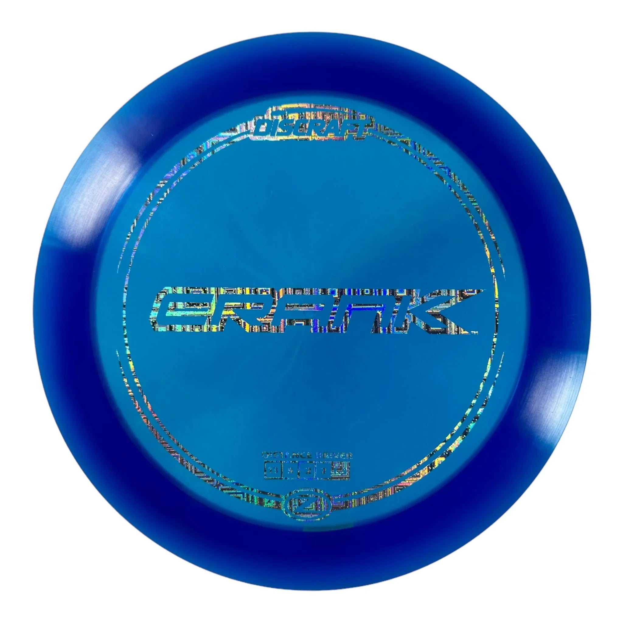 Discraft Crank | Z Line | Blue/Holo 173g Disc Golf