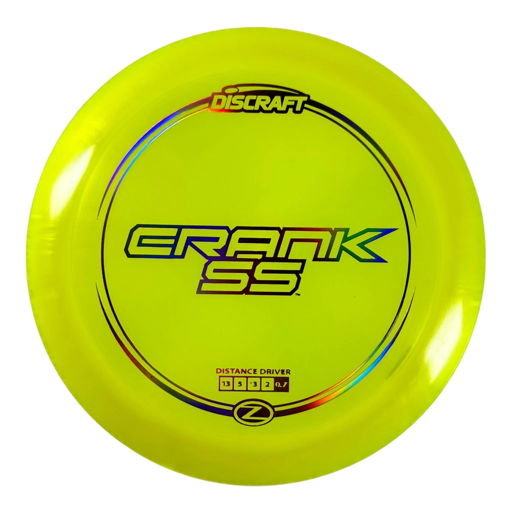 Discraft Crank SS | Z Line | Yellow/Pink 172g Disc Golf
