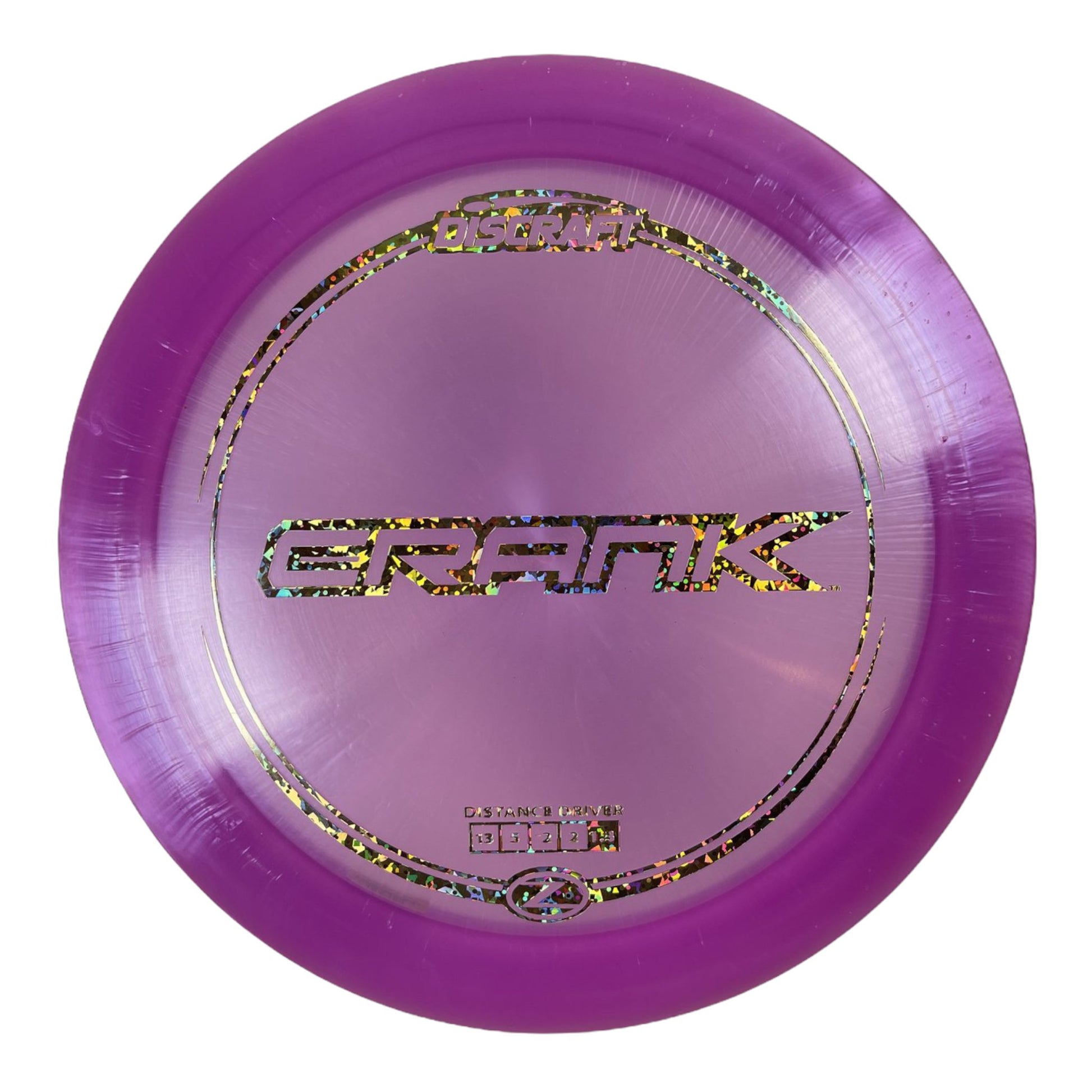 Discraft Crank | Z Line | Purple/Gold 164g Disc Golf