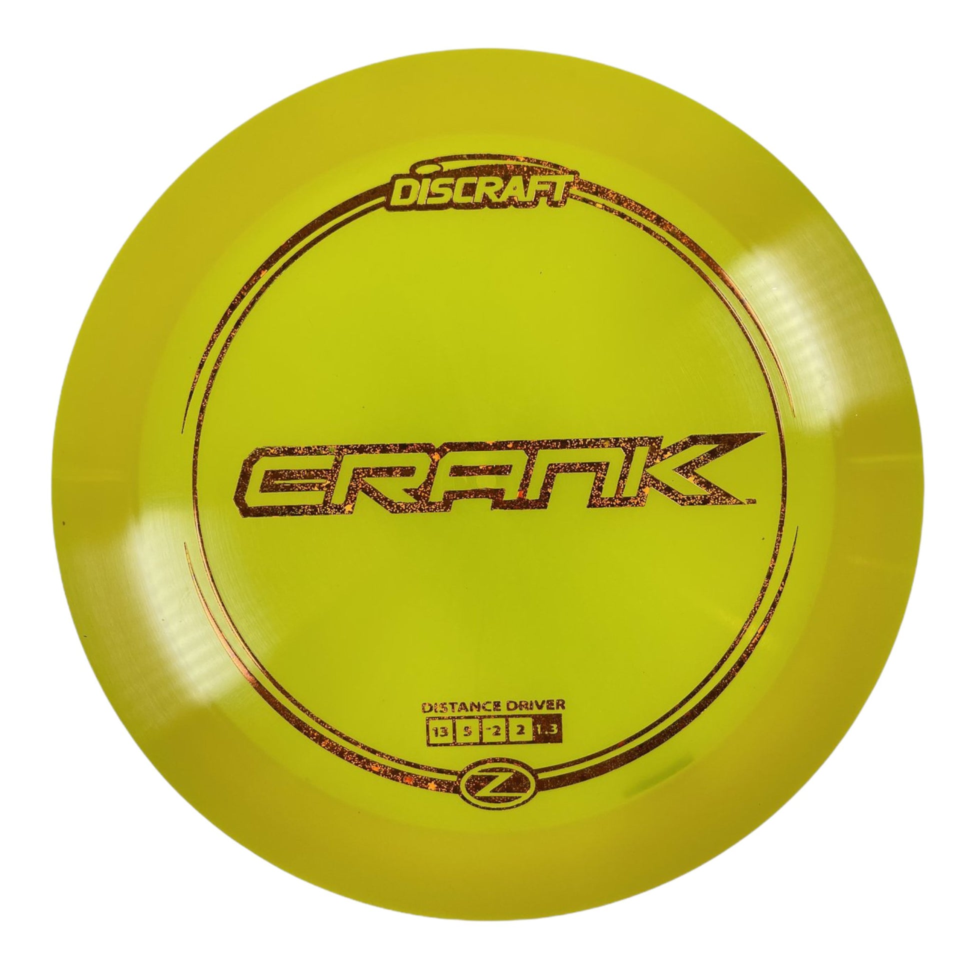 Discraft Crank | Z Line| Yellow/Red 173g Disc Golf
