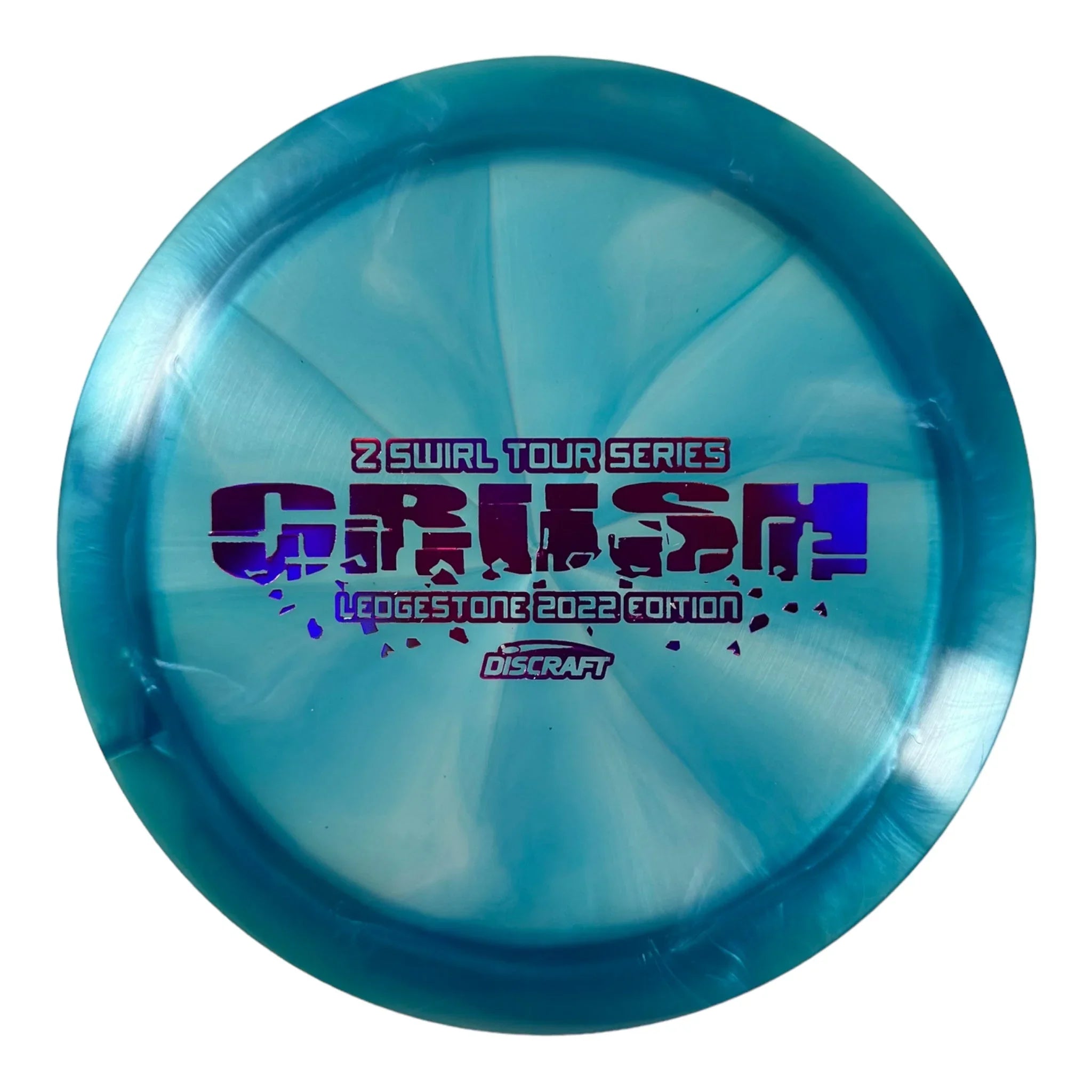 Discraft Crush | Z Swirl | Blue/Pink 173g Disc Golf