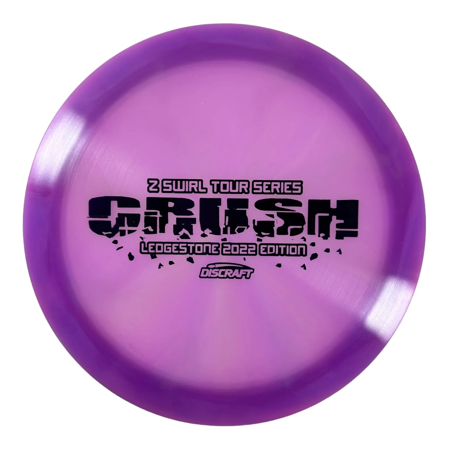 Discraft Crush | Z Swirl | Purple/Purple 173g Disc Golf