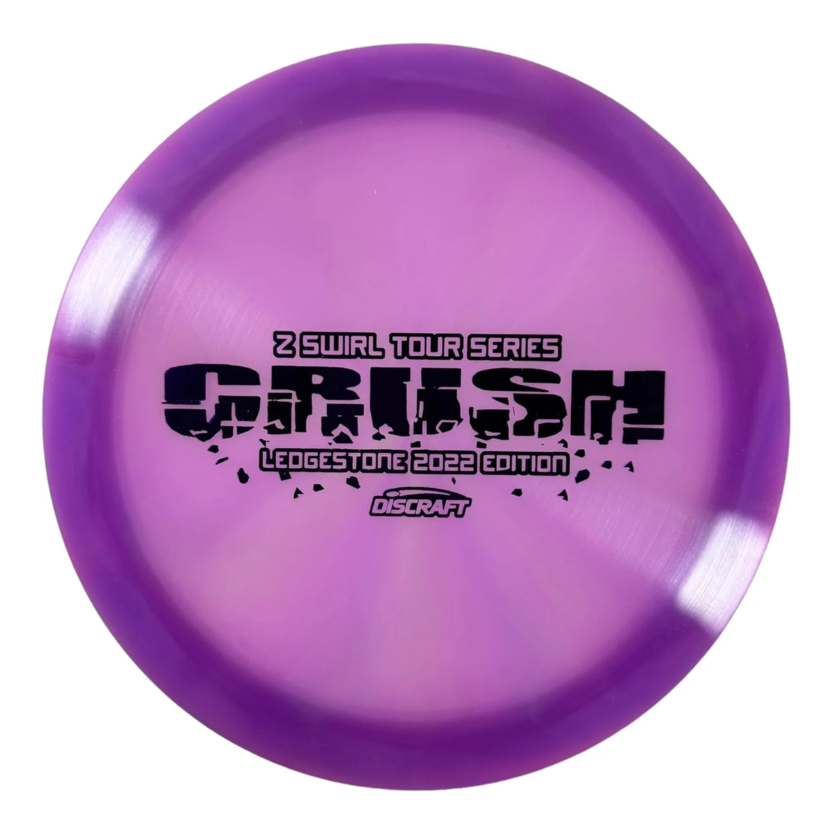 Discraft Crush | Z Swirl | Purple/Purple 173g Disc Golf