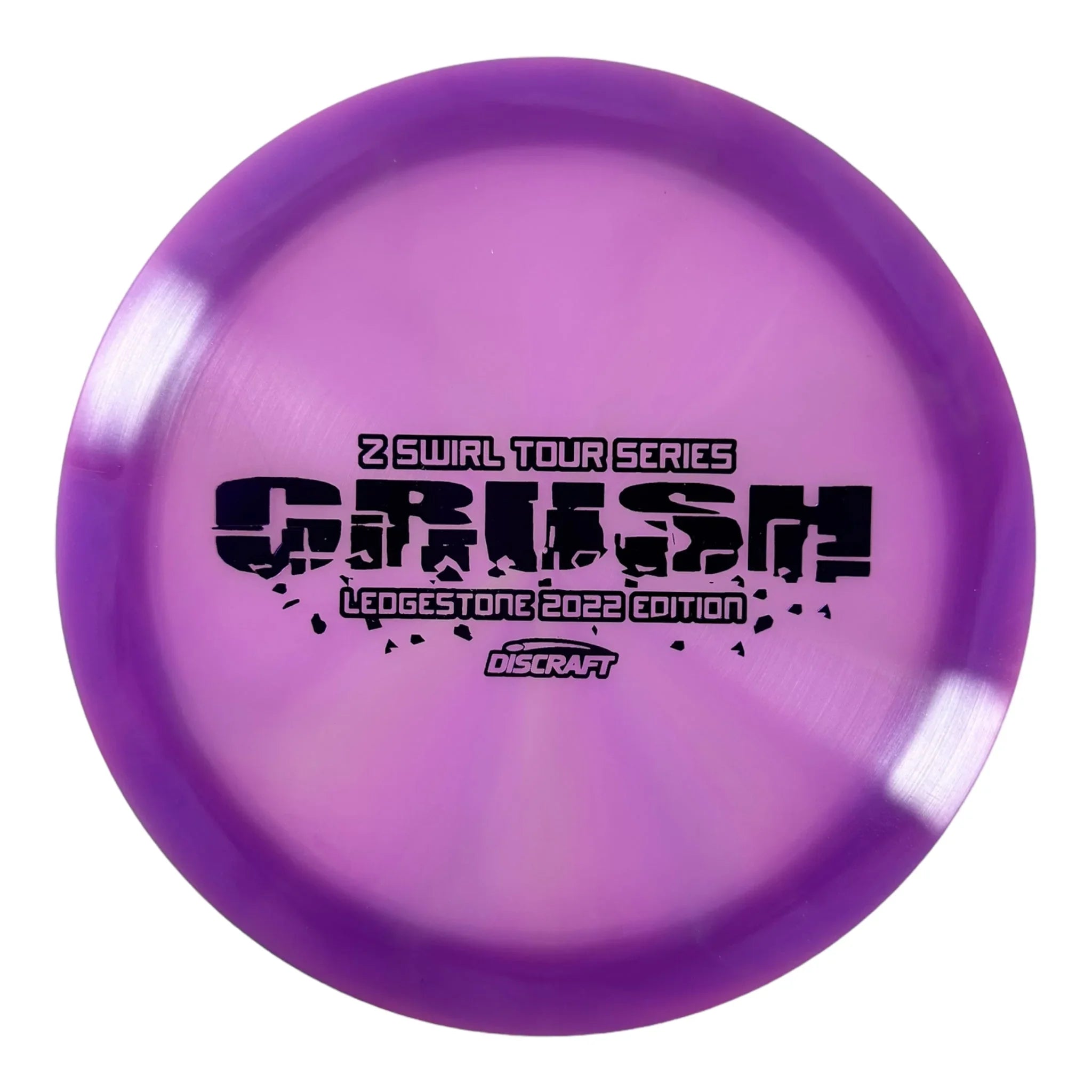 Discraft Crush | Z Swirl | Purple/Purple 173g Disc Golf