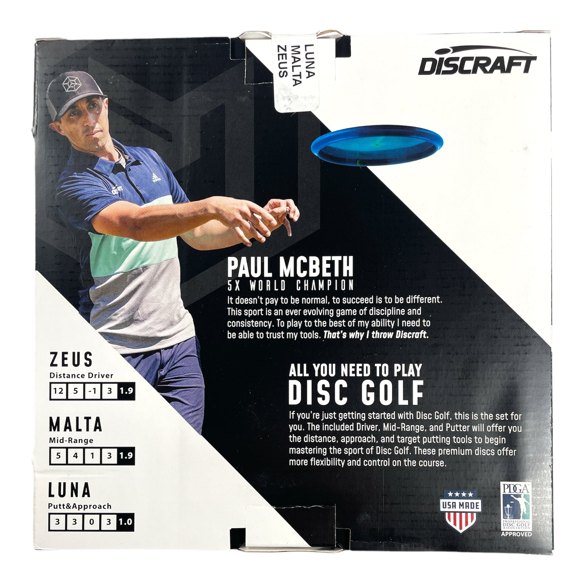 Discraft Discraft Paul McBeth Premium Disc Golf Set Disc Golf